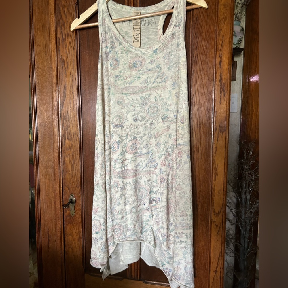 Magnolia Pearl Pastel Floral Tank/dress